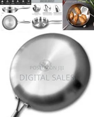 30cm Stainless Steel Uncoated Omelette Frying Pan, Frying Pan Skillet