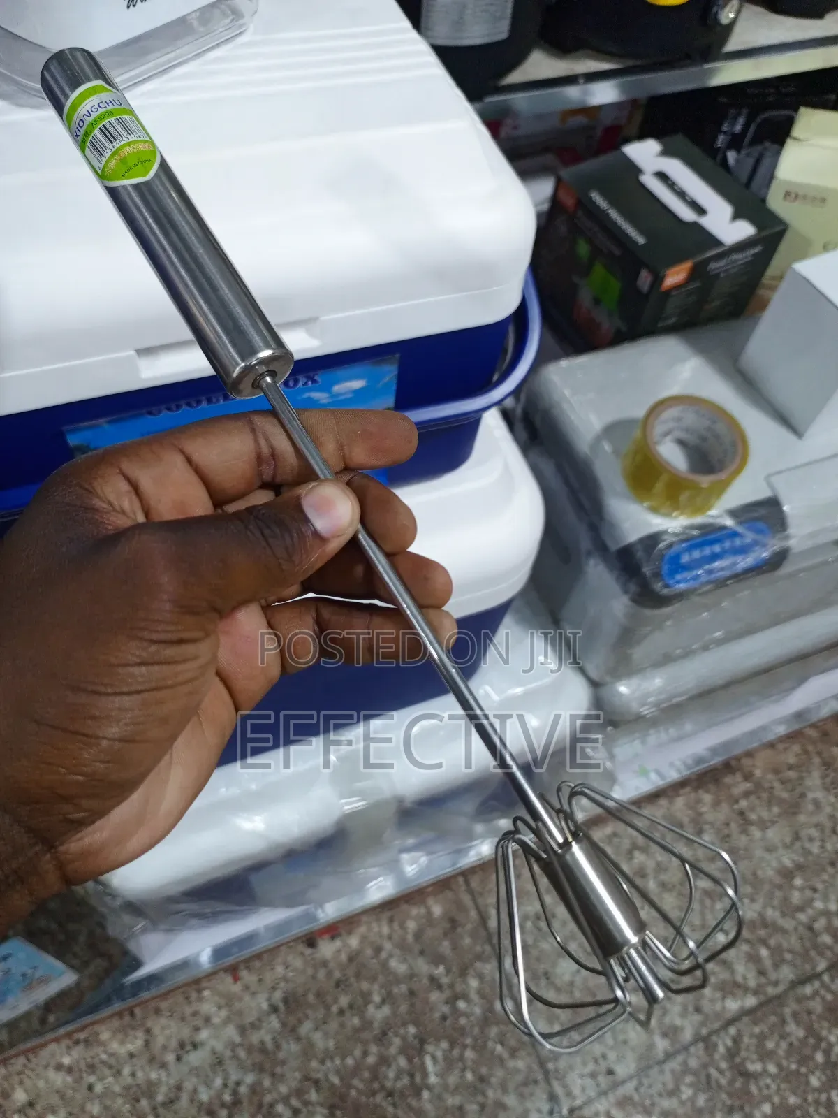 Semi-Automatic Stainless Steel Whisk