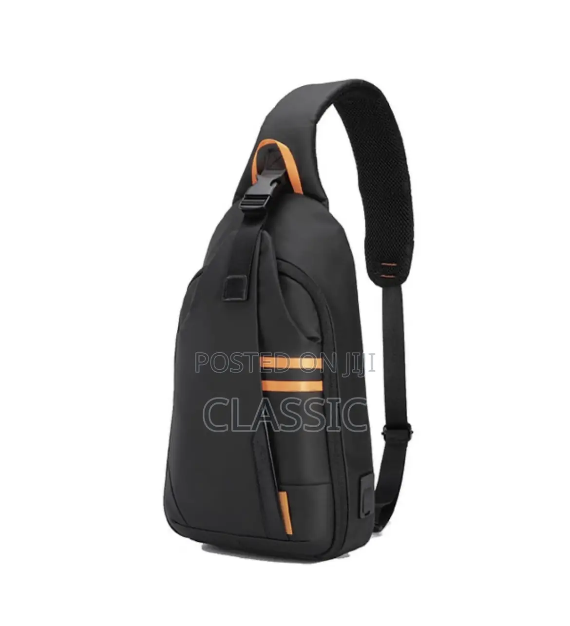 Porodo Gaming Water-Resistant Pu Sling Bag With Usb-C Port