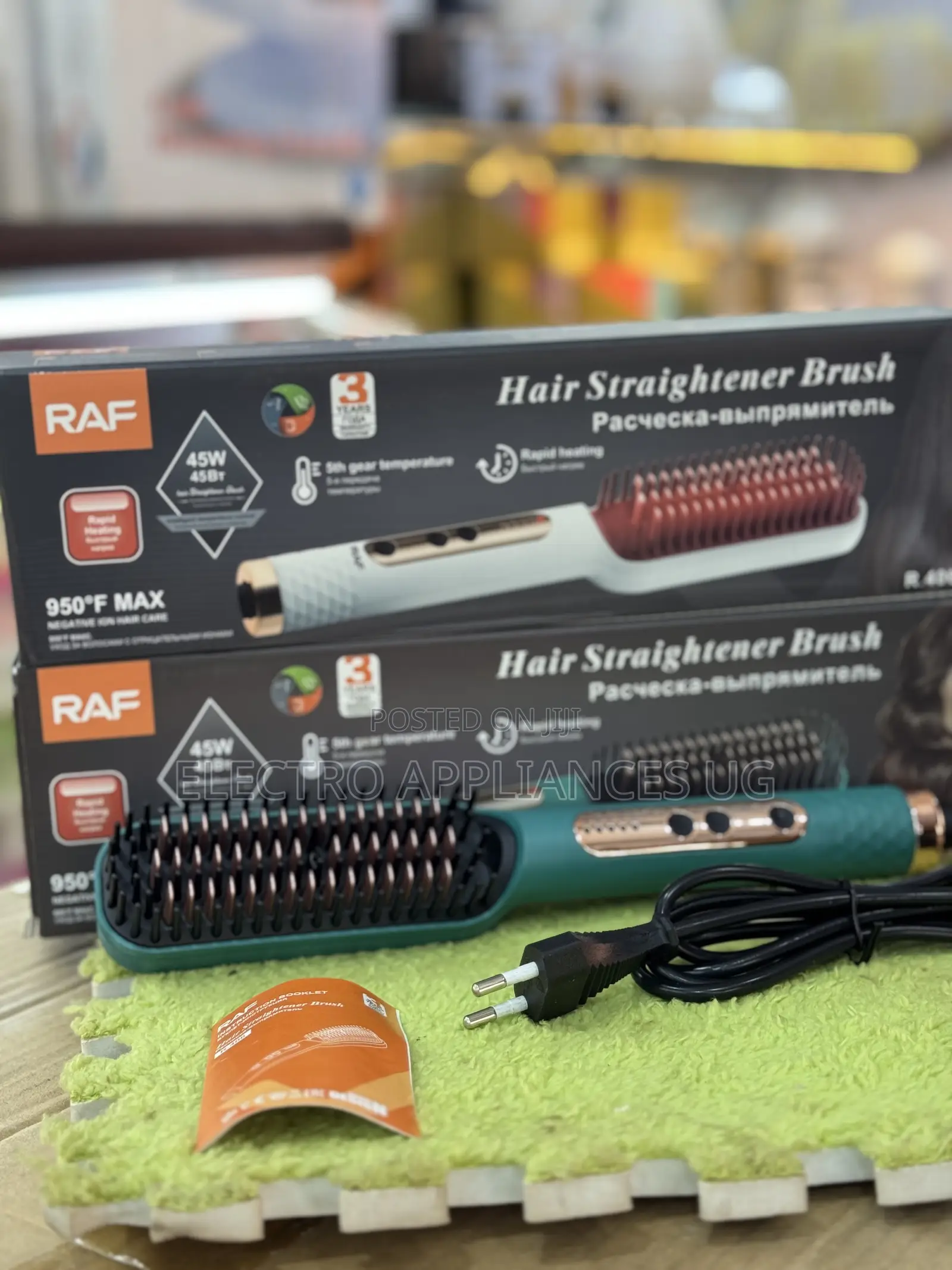 Raf Electric Hair Straightener Brush.