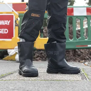 Black Hammer Rigger Boots For Men