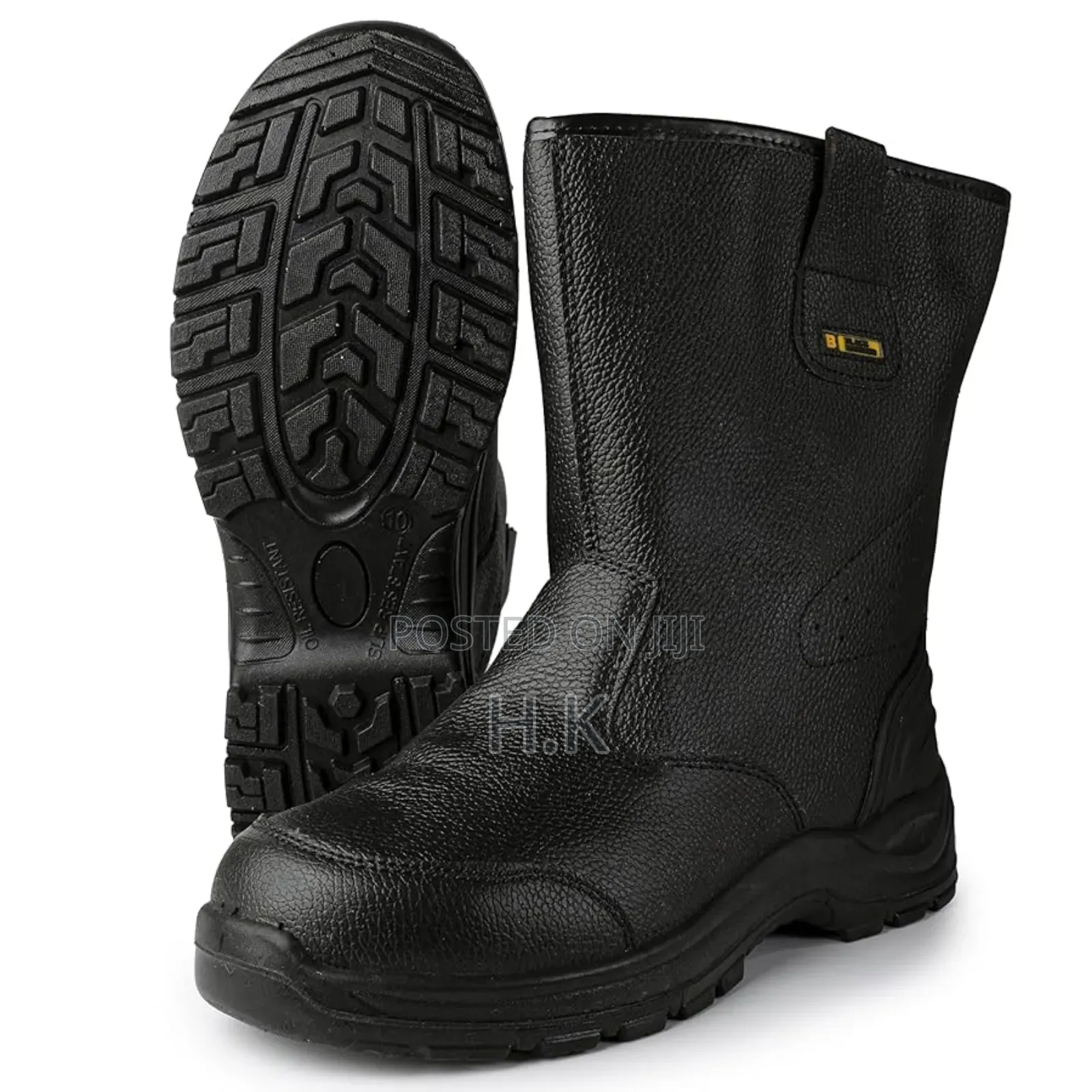 Black Hammer Rigger Boots For Men