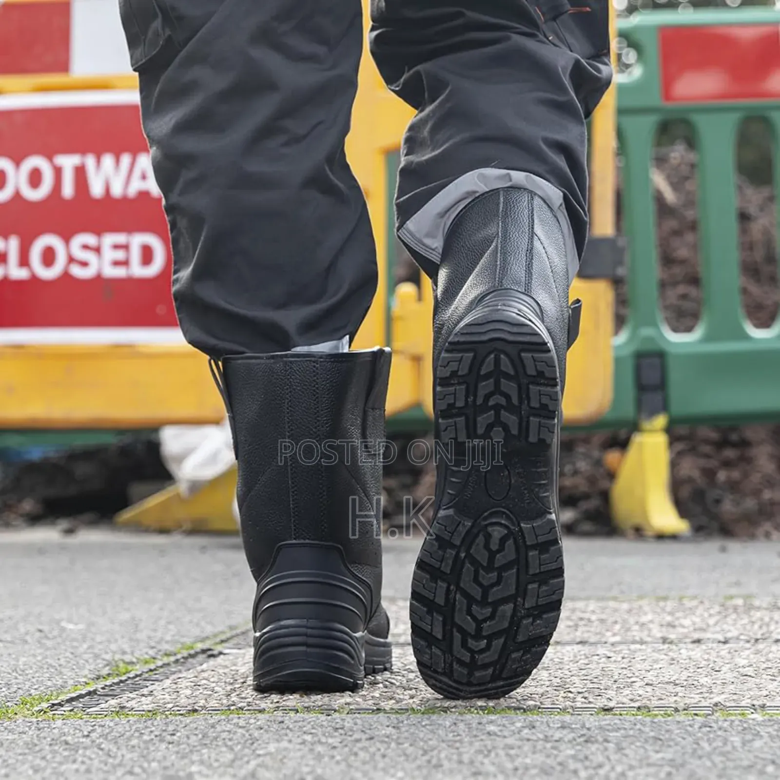 Black Hammer Rigger Boots For Men