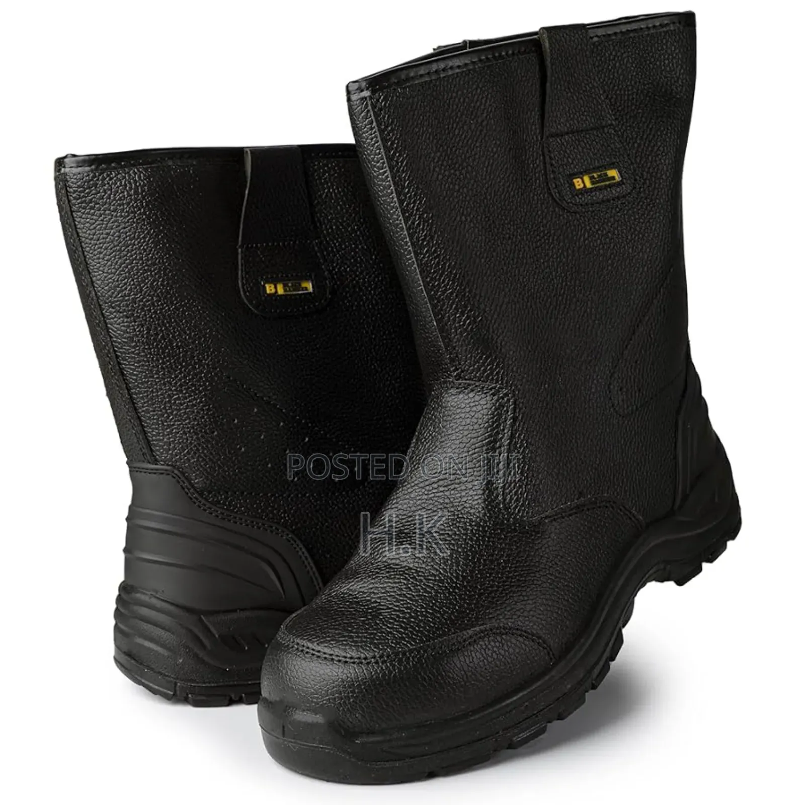 Black Hammer Rigger Boots For Men