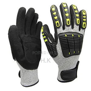 Industrial Nitrile Sandy Impact Work Safety Guantes Anti Impacto Cut5