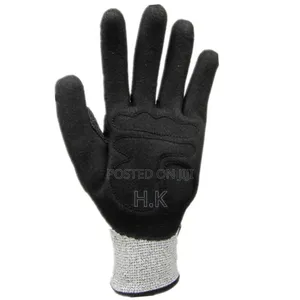 Industrial Nitrile Sandy Impact Work Safety Guantes Anti Impacto Cut5