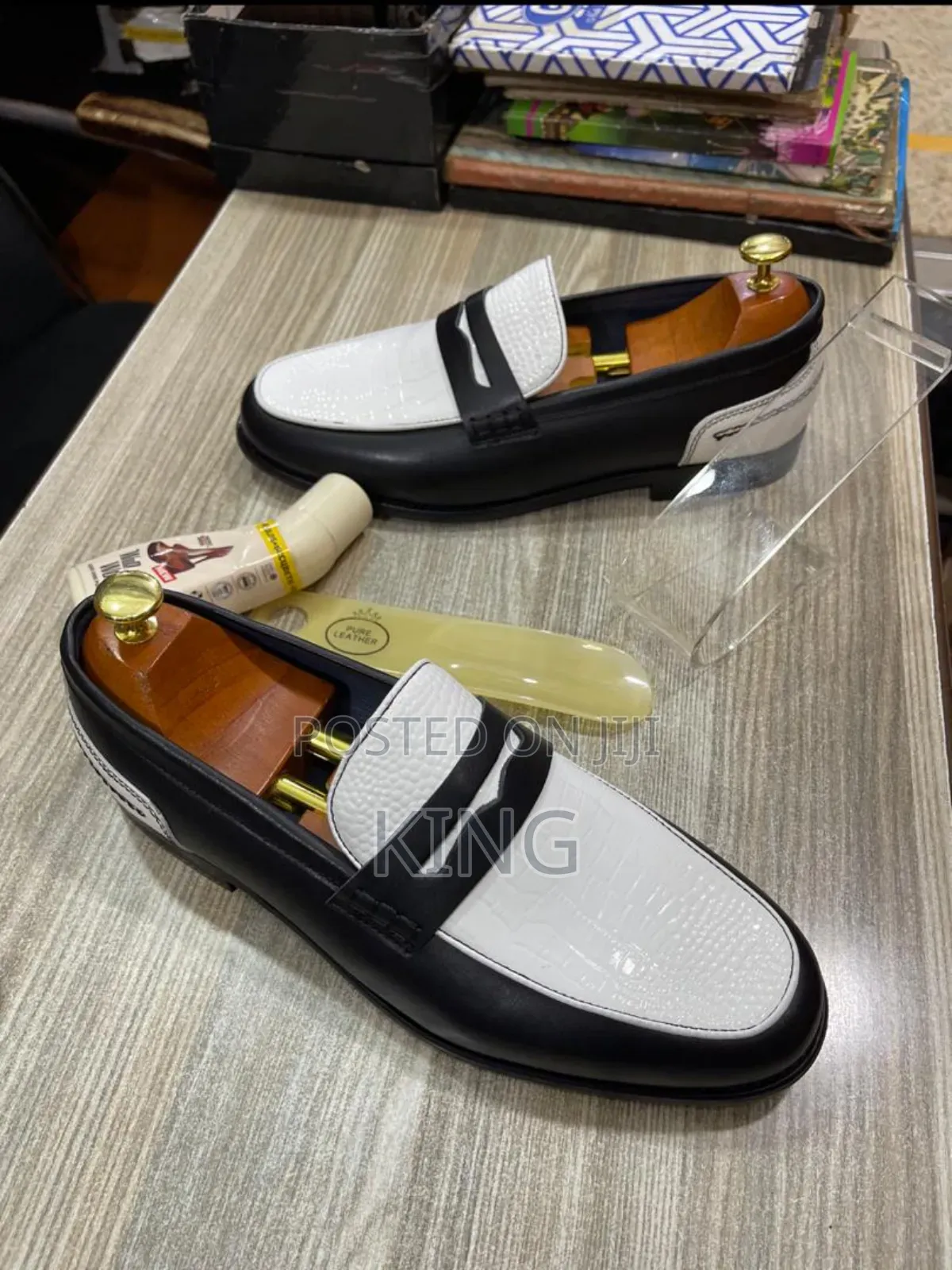 Bright Pure Leather Shoes
