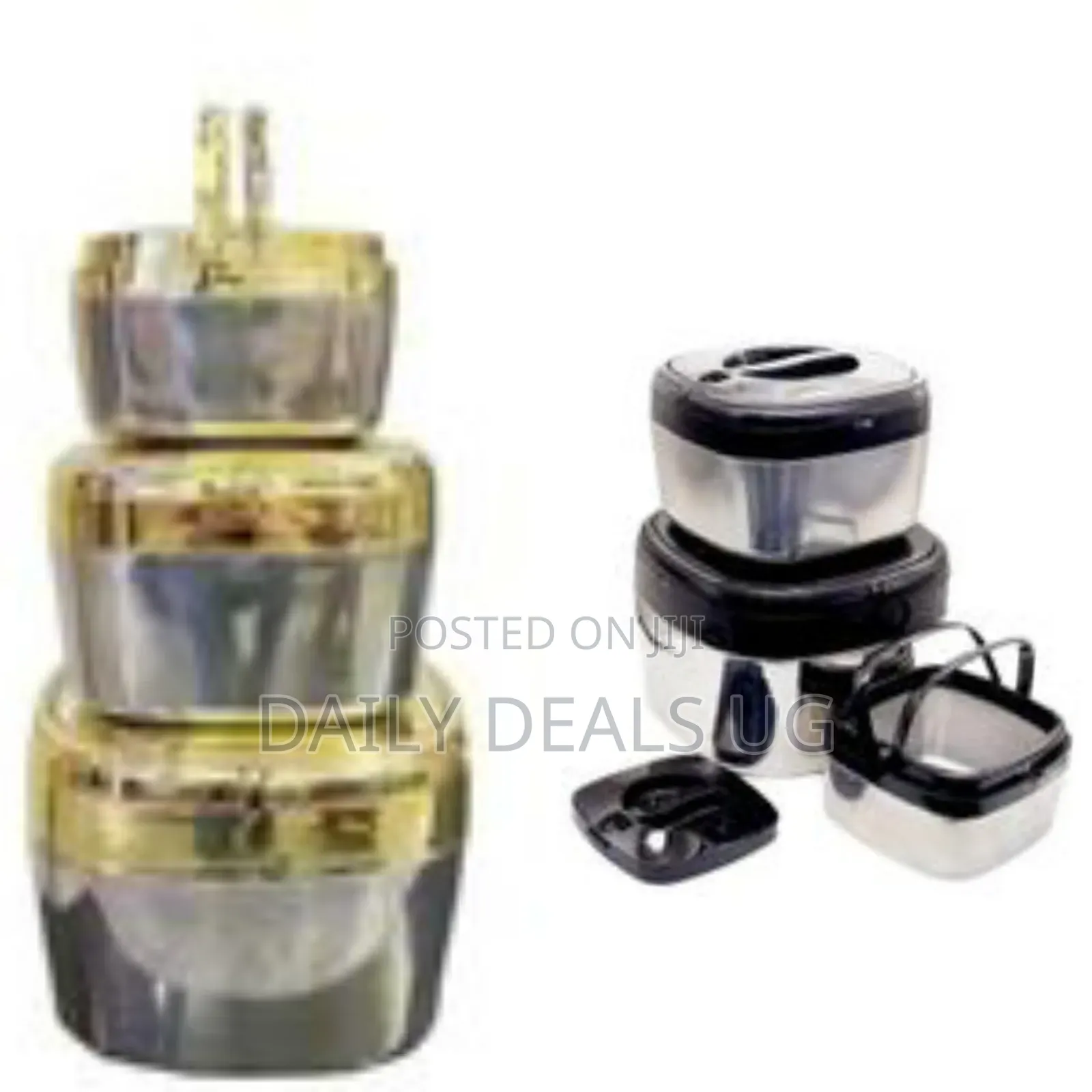 3-Piece Staiinless Steel Hot Pot Insulated Casserole Hot Pack