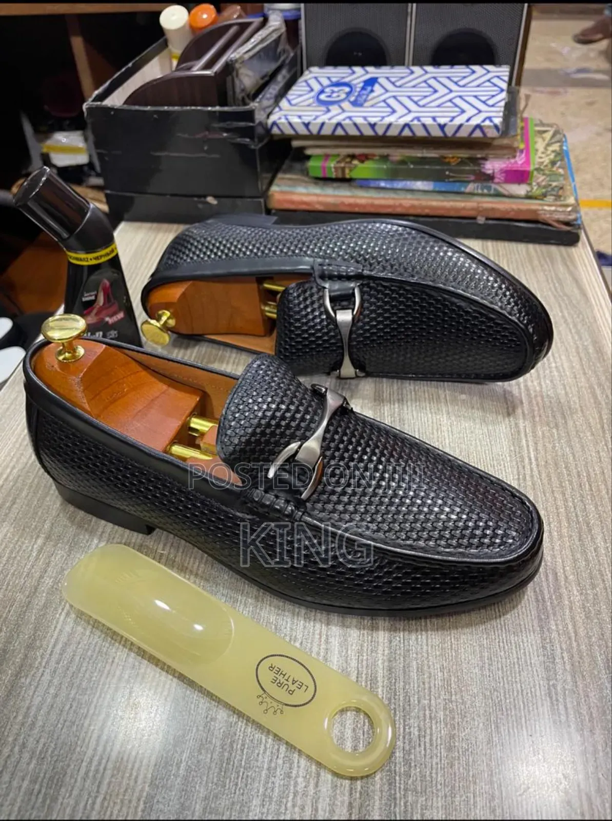 Cohesive Pure Leather Shoes