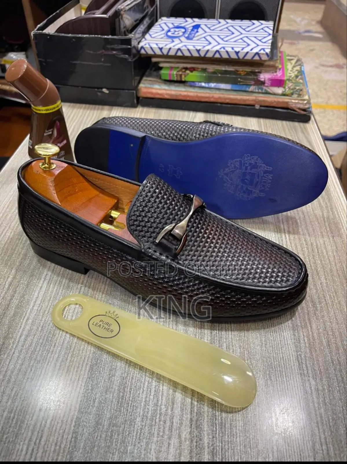 Solid Pure Leather Shoes