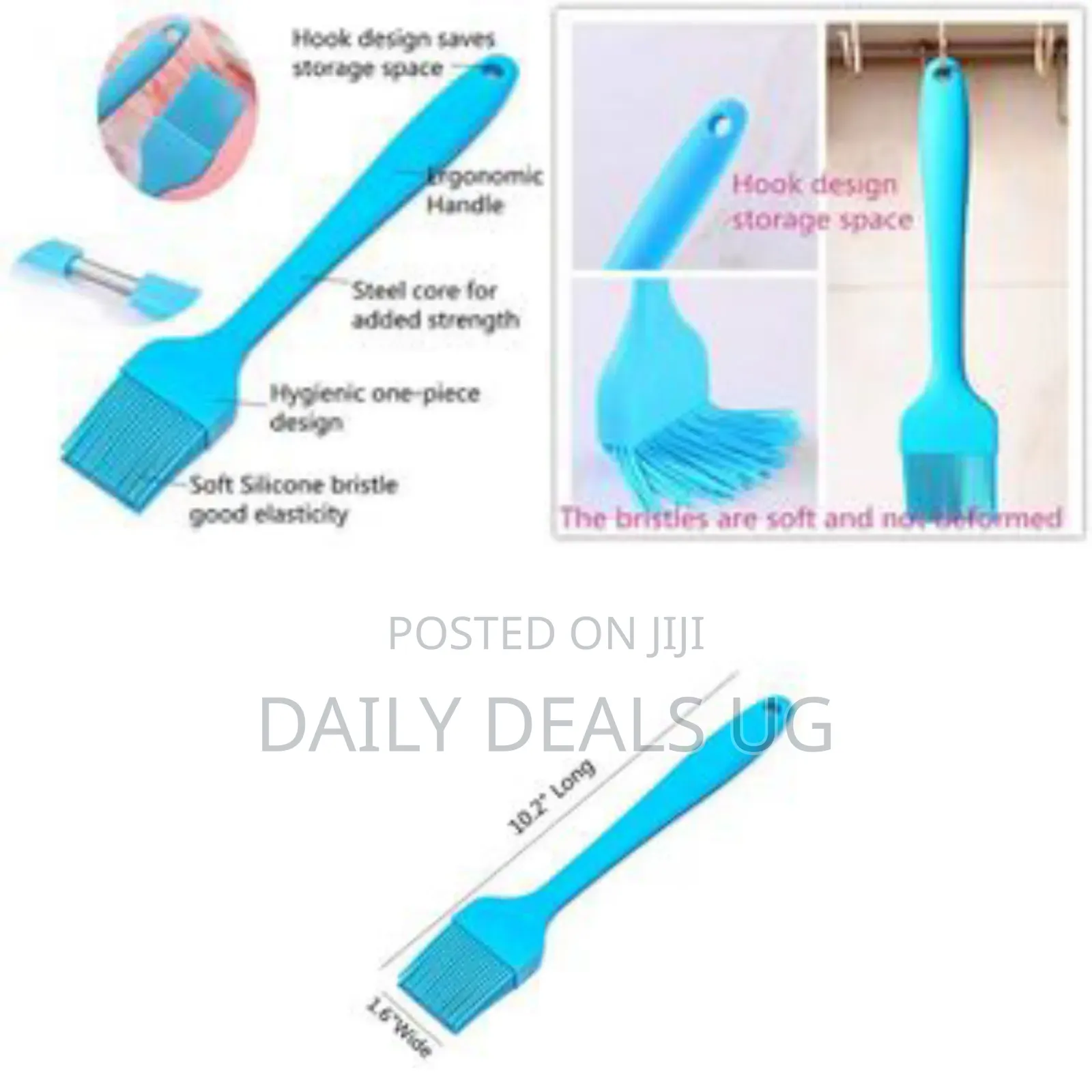Silicone Basting Marinating Pastries, Grill BBQ Sauce Baking Oil Brush