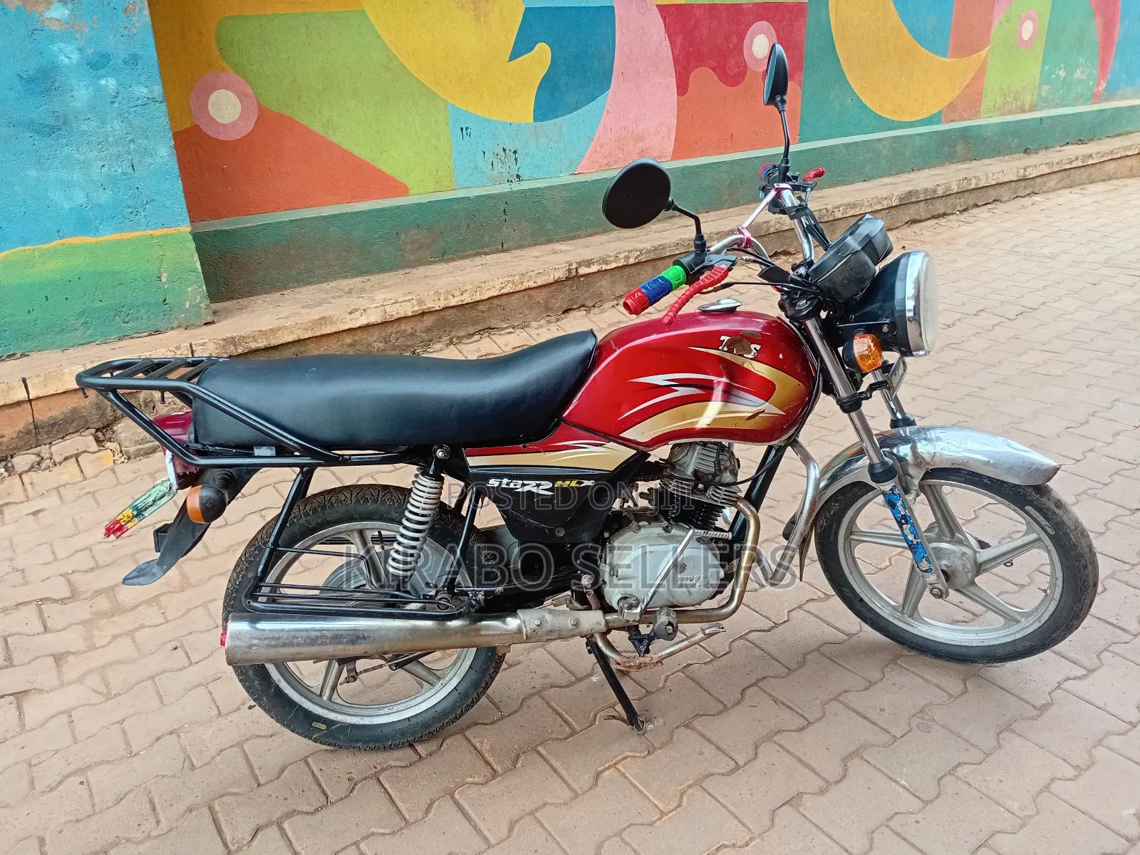 TVS XL 100 2023 Red