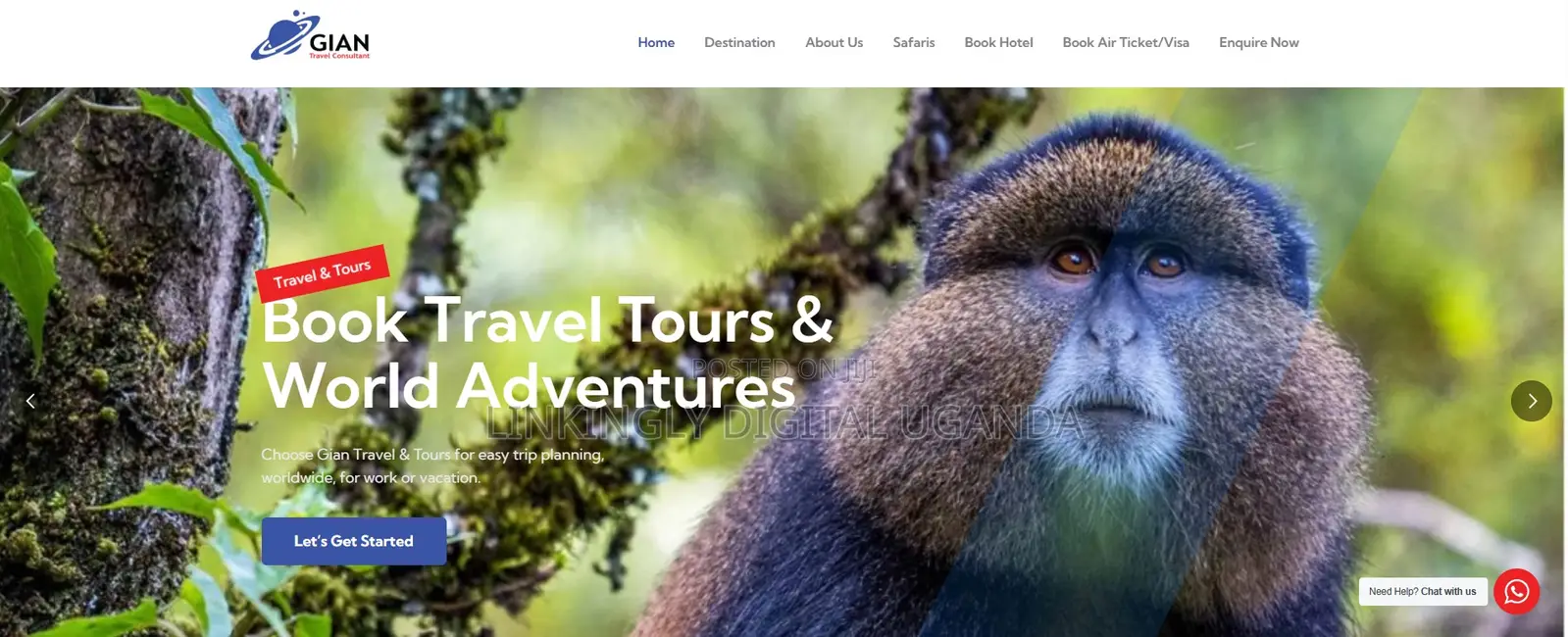 Build Aproperty Website, Travel, Ngo, Agriculture, Events, Logistics