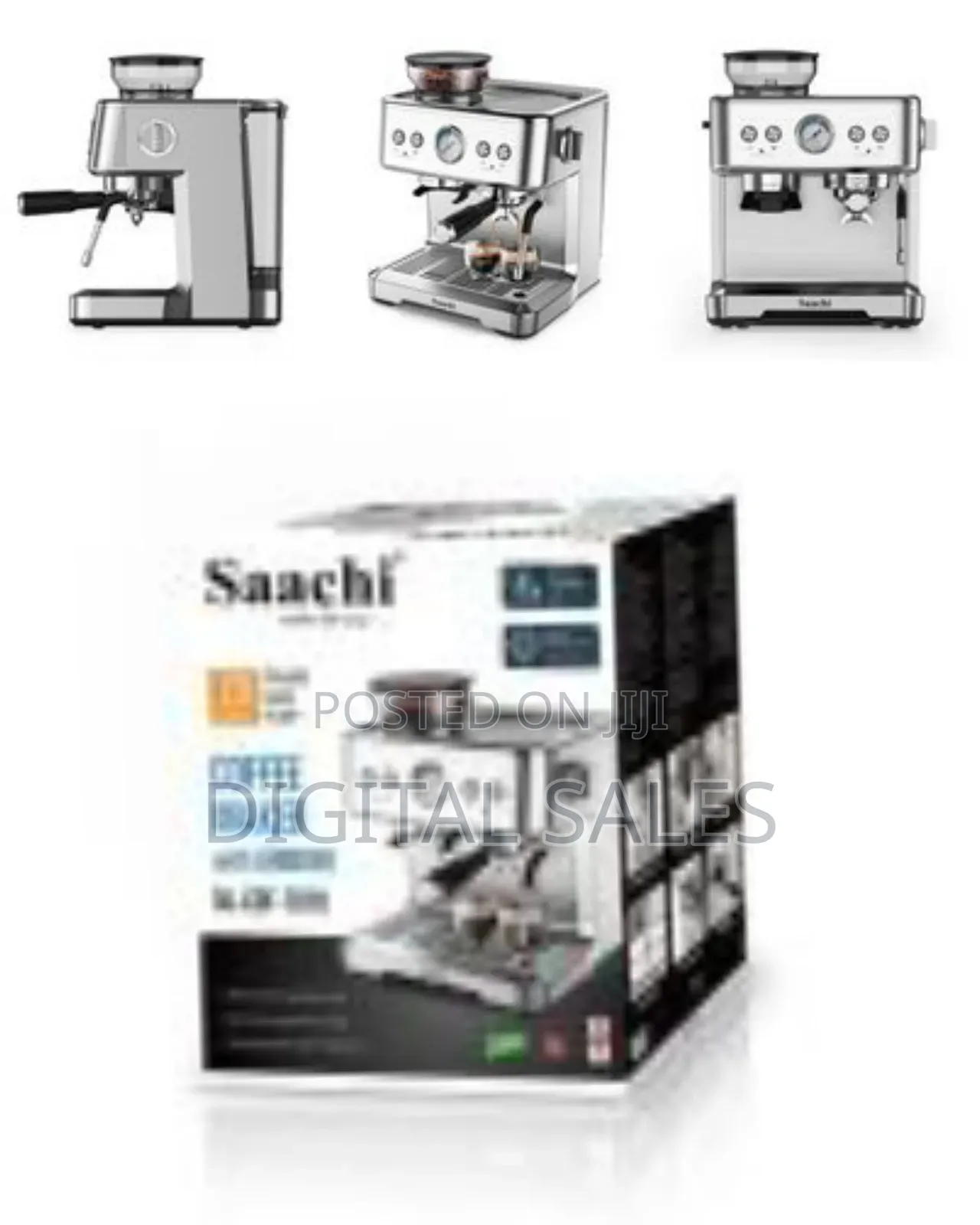 Saachi Coffee Maker Nl-Cof-7070 With Grinder- Silve