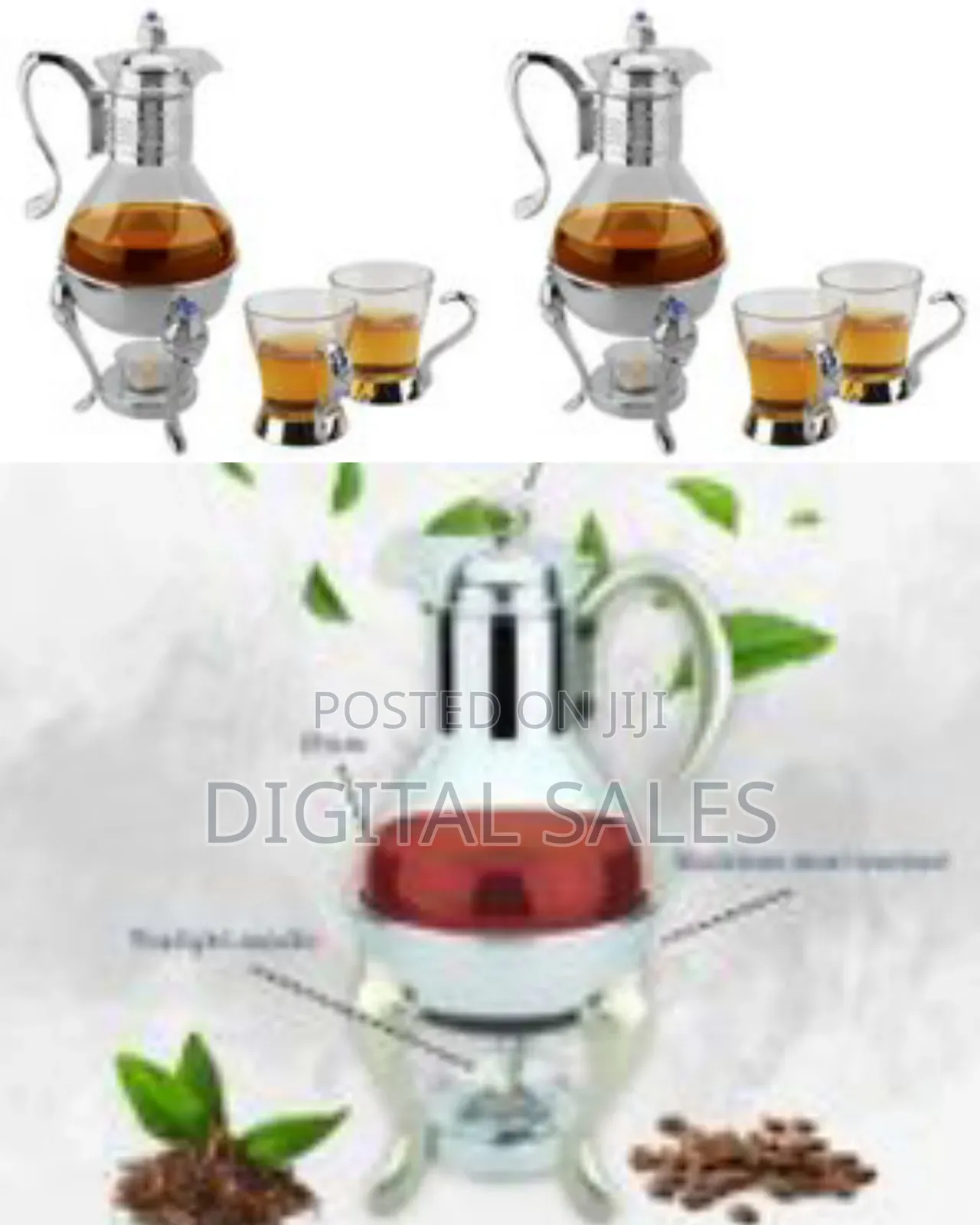 Regent Ovation Deluxe Stainless Steel Coffee/Tea Warmer - 6 Cups,
