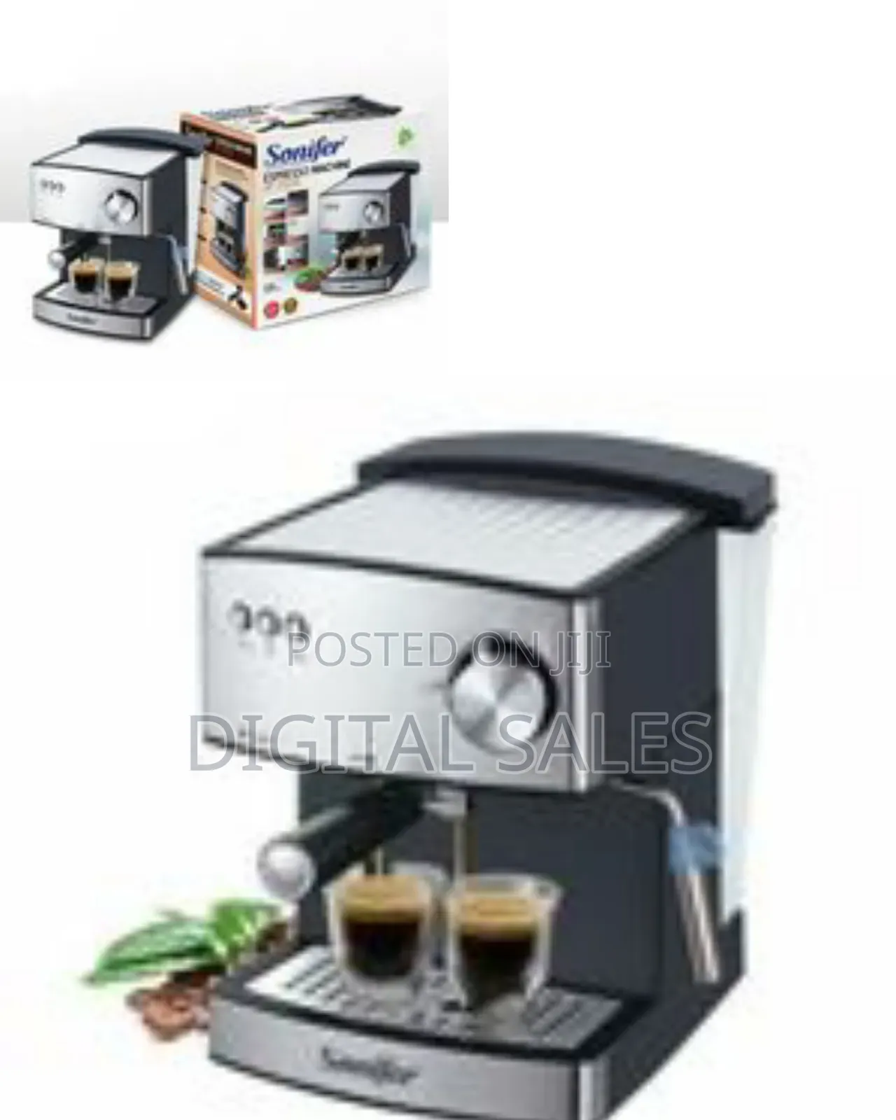 Sonifer Espresso/Coffee Machine - Black.