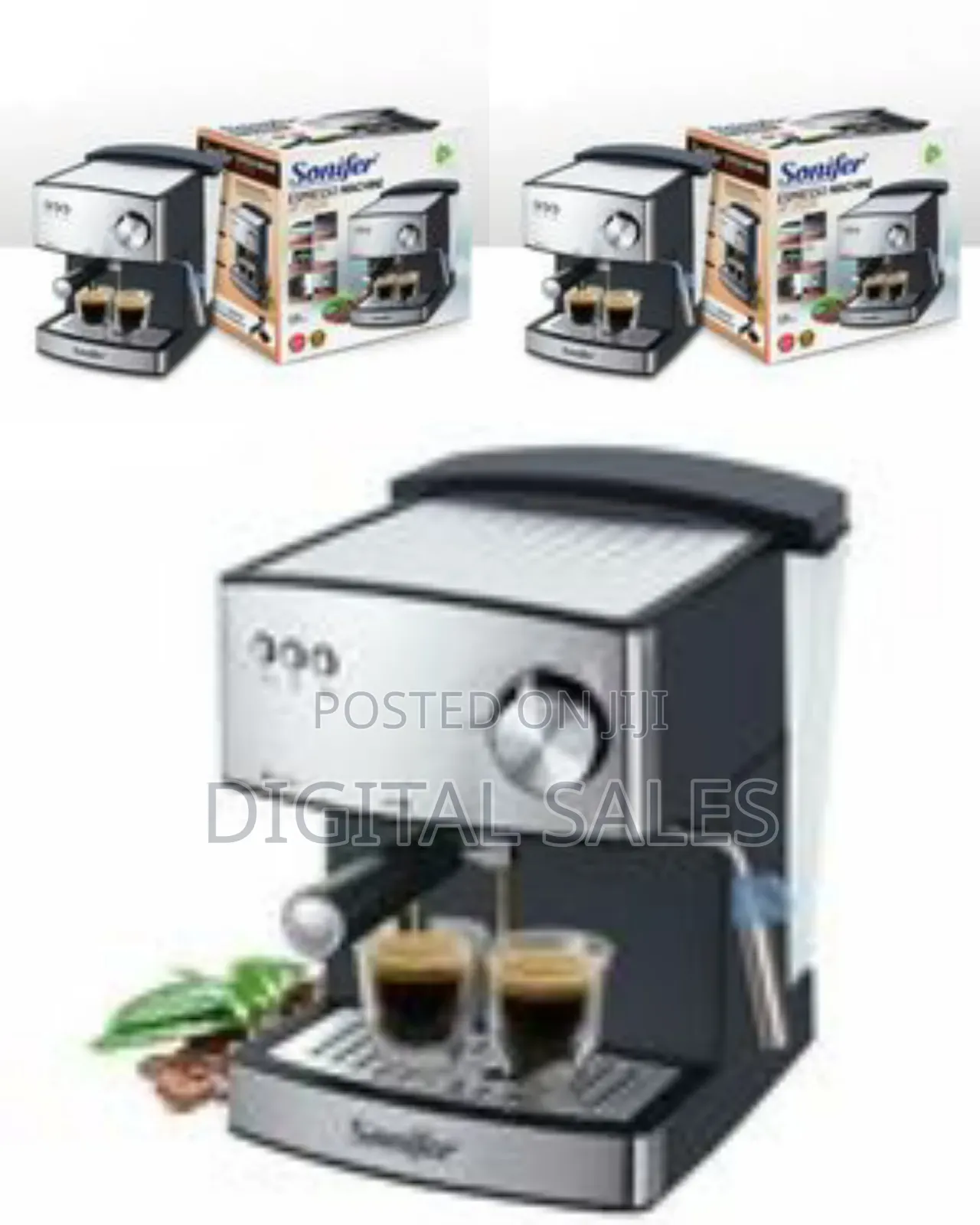 Sonifer Espresso/Coffee Machine - Black.