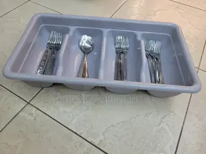 Hard Plastic Cutlery Organizer Set