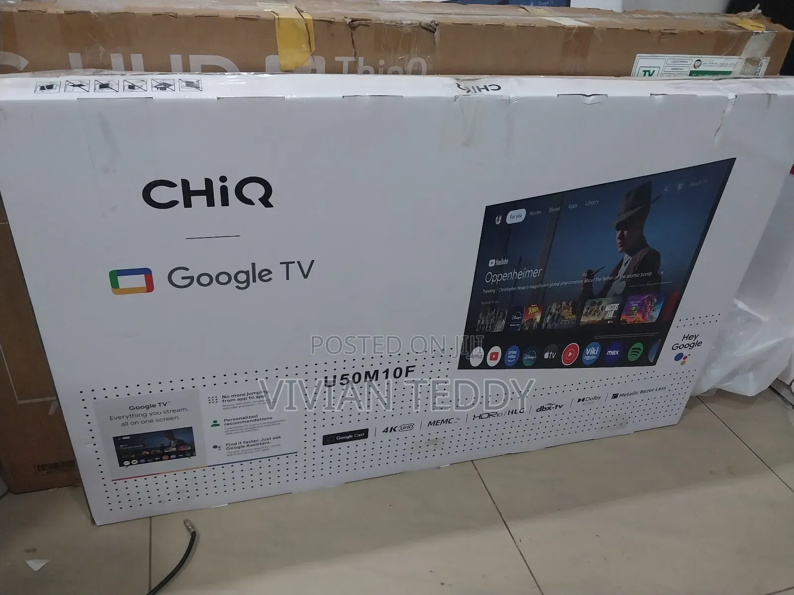 50" Chiq Smart Tv Google Tv