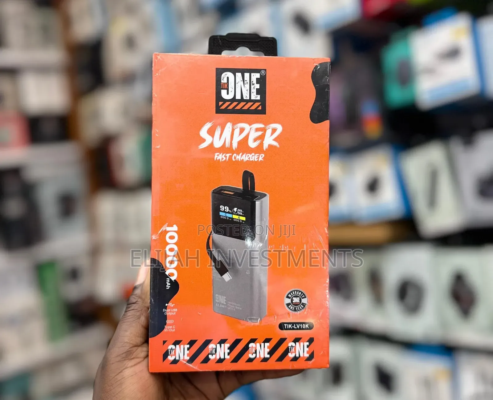 Tikone 10,000mah Dual Usb Output 22.5w