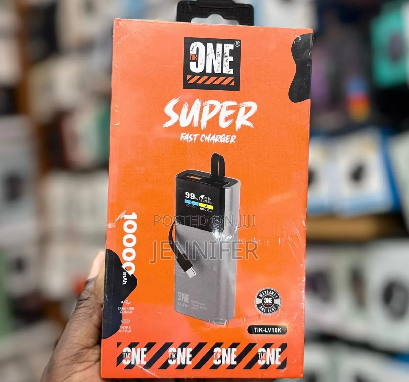 Tikone 10,000mah Dual Usb Output 22.5w