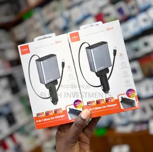 Moxom 5 in 1 Gloss Car Charger Mx-Vc48