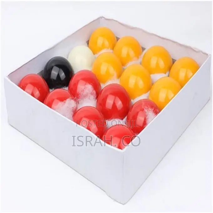 Red Yellow Black Aramith 2” Gaming Snooker Billiard Ball Set