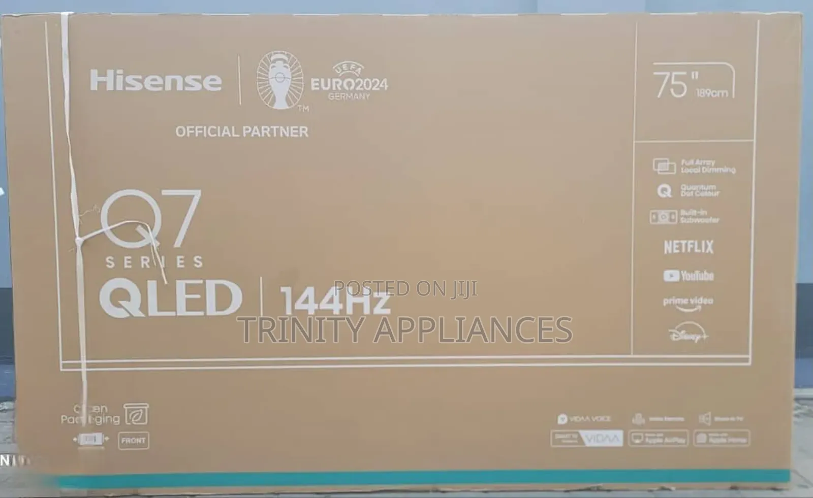 Hisense 75-Inch Qled Smart Tv,Q7 Series(75q7q)2025
