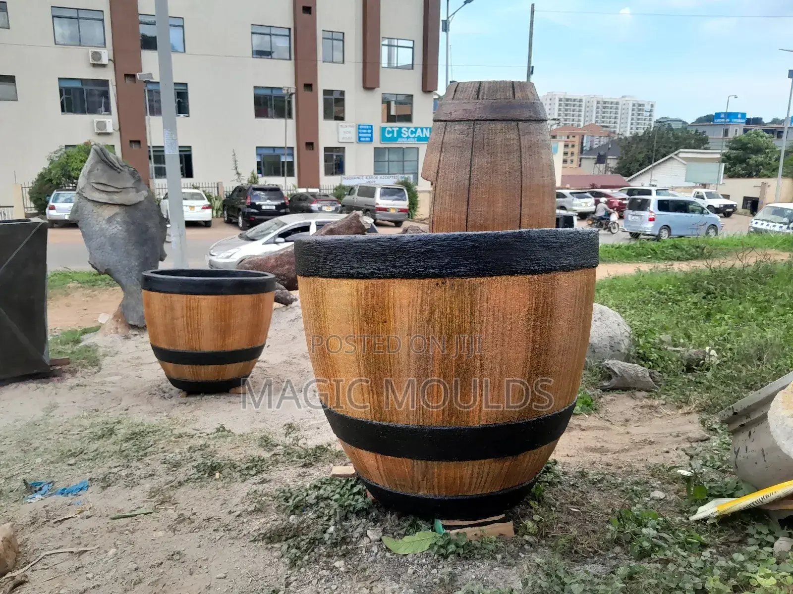 Half Wine Barrel