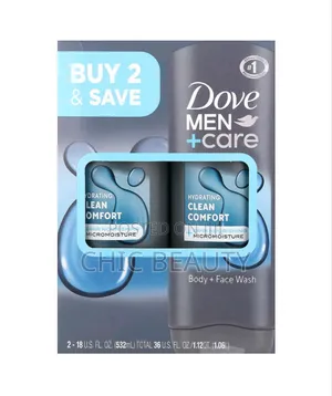 Dove Men + Care Hydrating Clean Comfort for Face and Body Wash 532ml