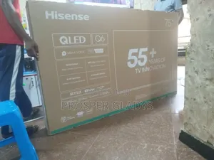 75 Qled Hisense Smart Digital Flat Screen Flameless