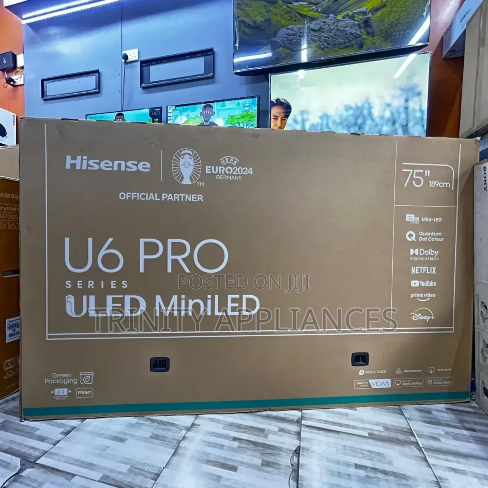 Hisense 75-Inch Uled Smart Mini-Led Tv(75u7q)
