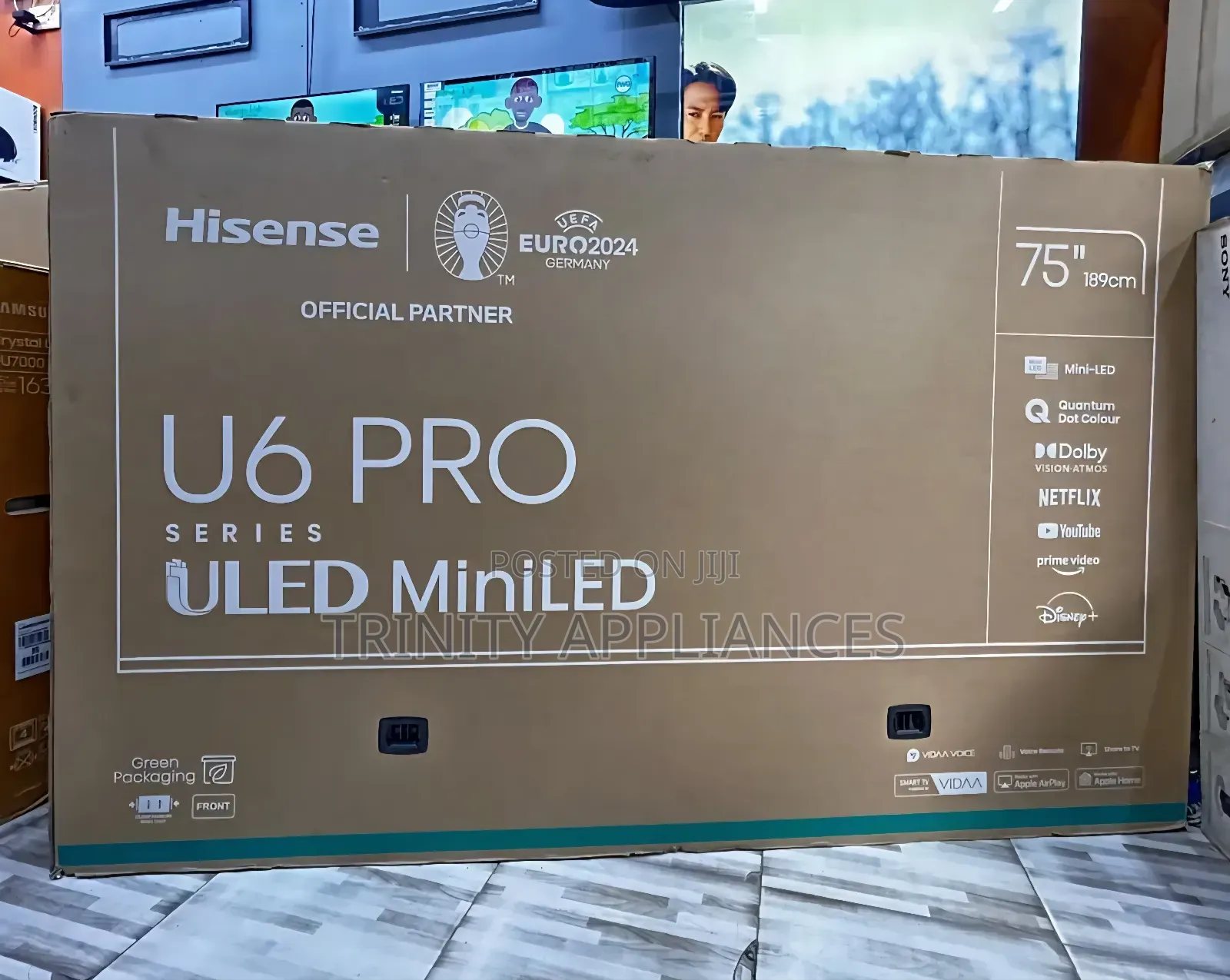 Hisense 75-Inch Uled Smart Mini-Led Tv(75u7q)