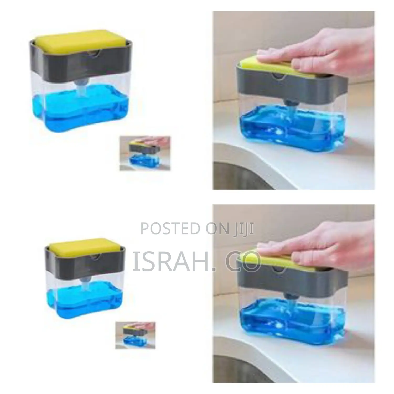 Soap Pump Dispenser and Sponge Holder –