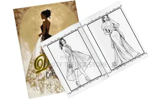 Dresses Coloring Book for Adults and Teens"