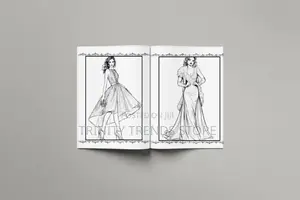 Dresses Coloring Book for Adults and Teens"