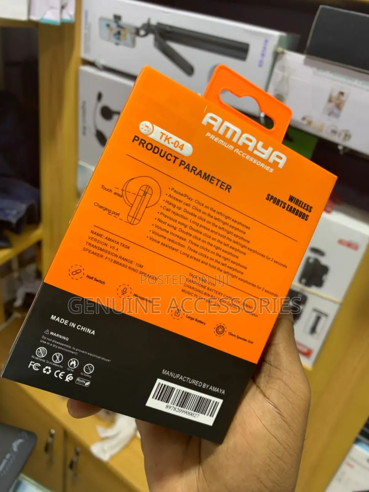 Amaya Wireless Sports Earbuds