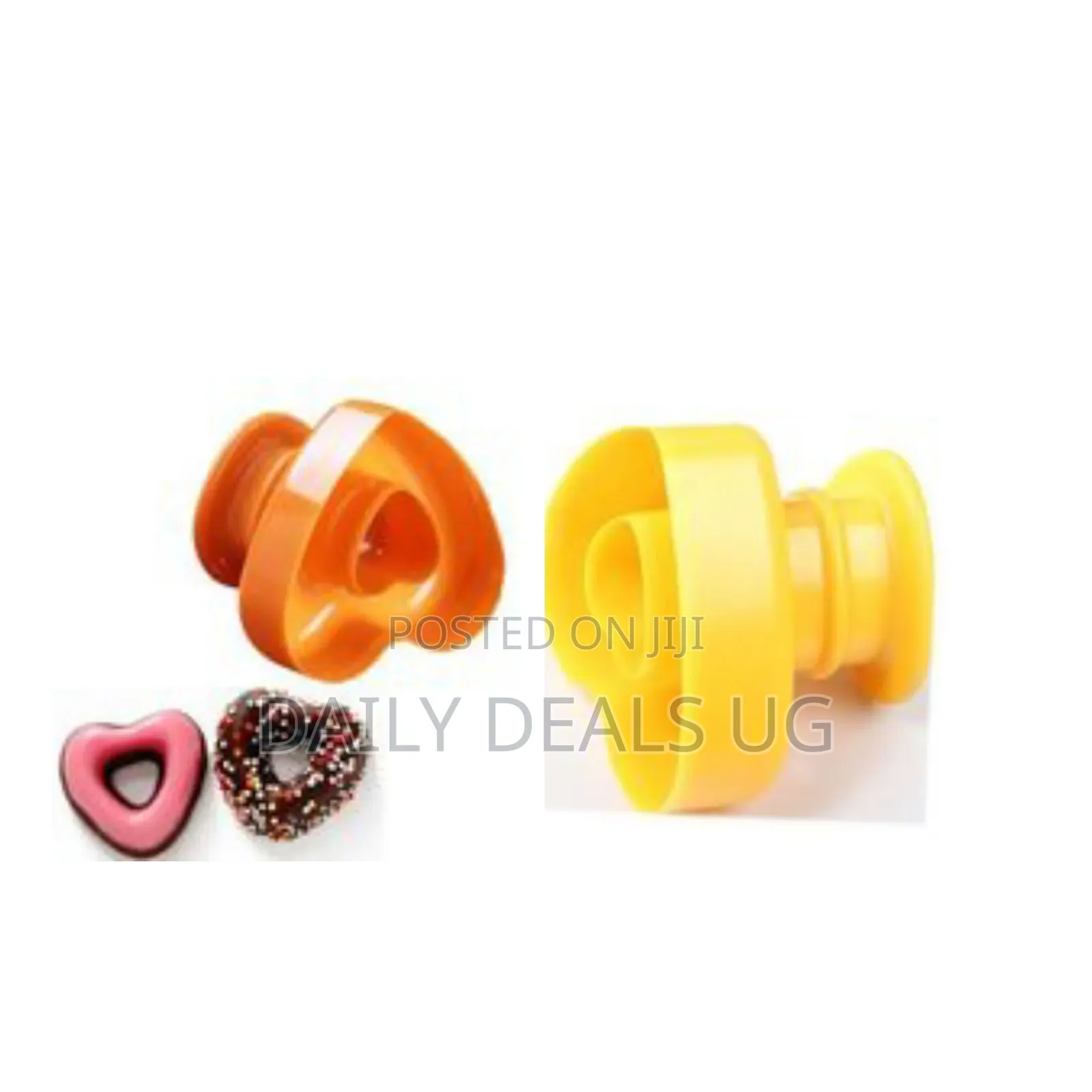 Plastic Heart Shaped Donut Mold