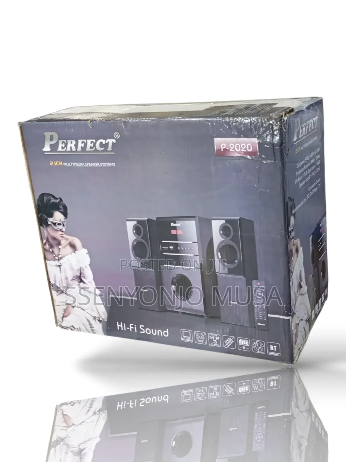 Perfect 2.1ch Multimedia Speaker System -80w Powerful Sound for Pc, Tv