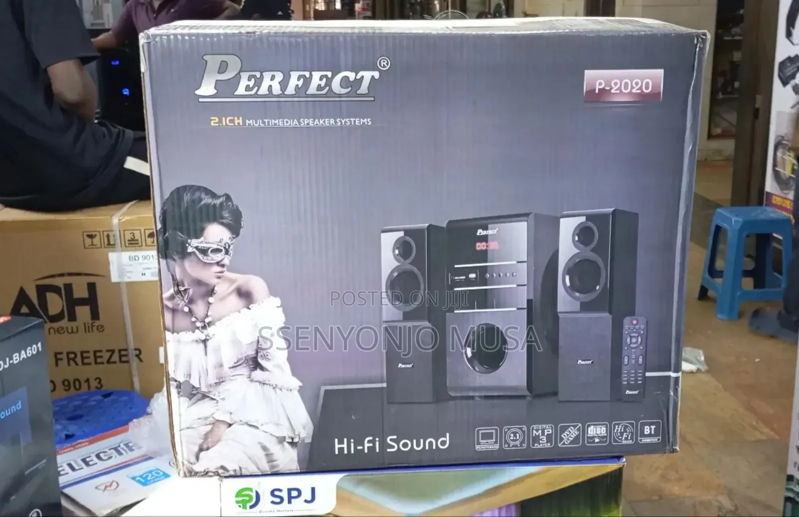 Perfect 2.1ch Multimedia Speaker System -80w Powerful Sound for Pc, Tv