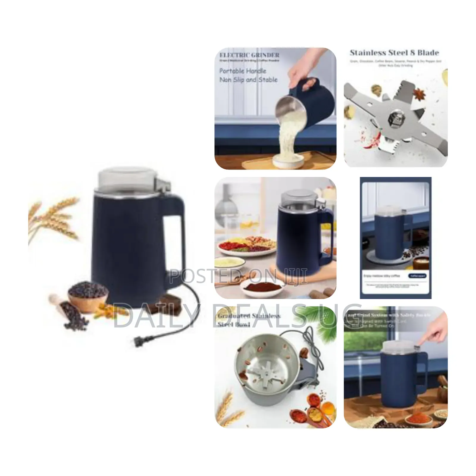 500ml Electric Coffee Powder Grinding Machine, Stainless Steel Spice
