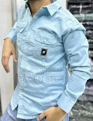 Casual Denim Shirts in Different Sizes and Colors