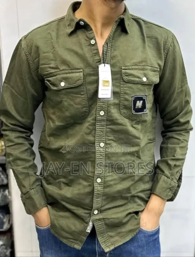 Casual Denim Shirts in Different Sizes and Colors