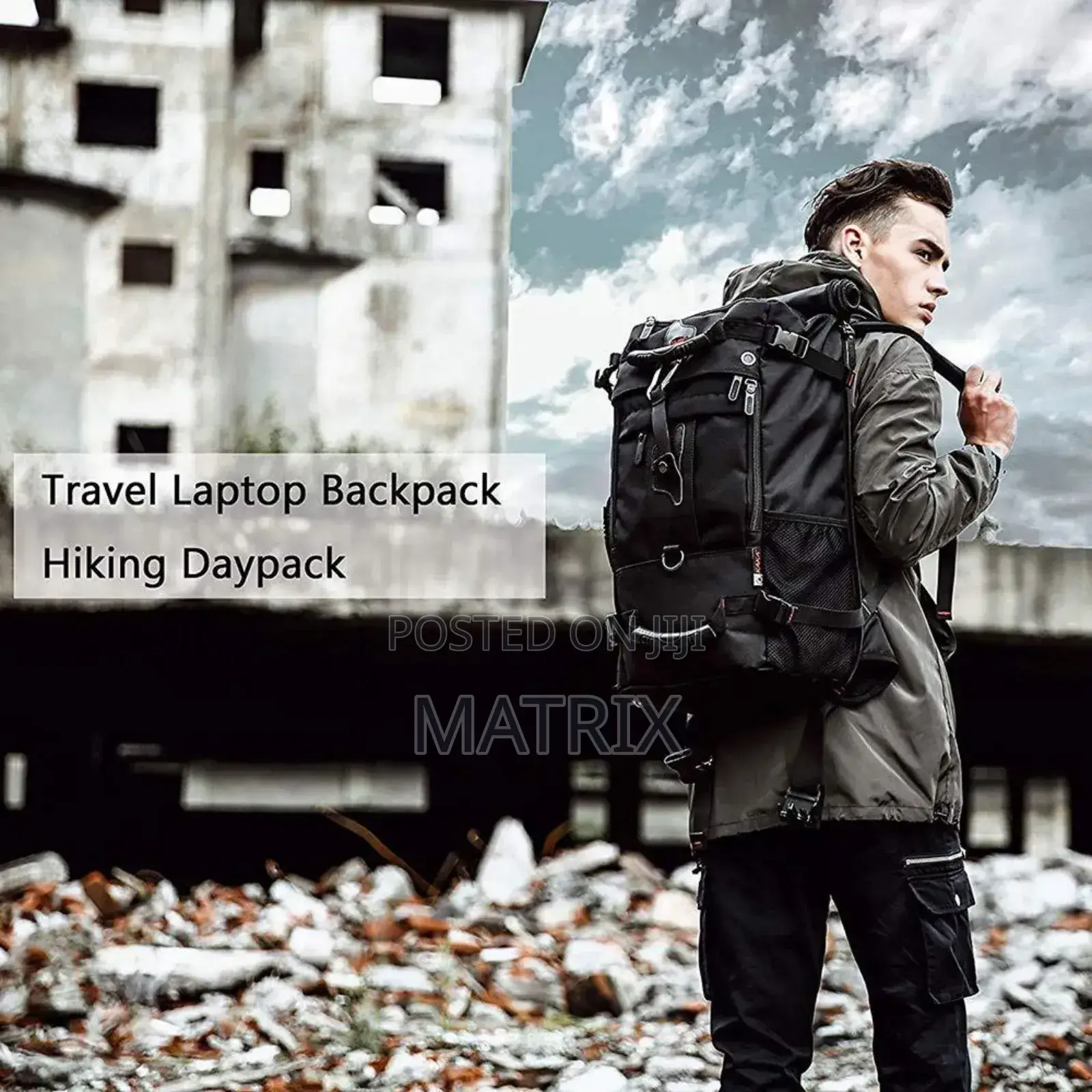 Large Travel Backpack 40l Hiking Camping Bag