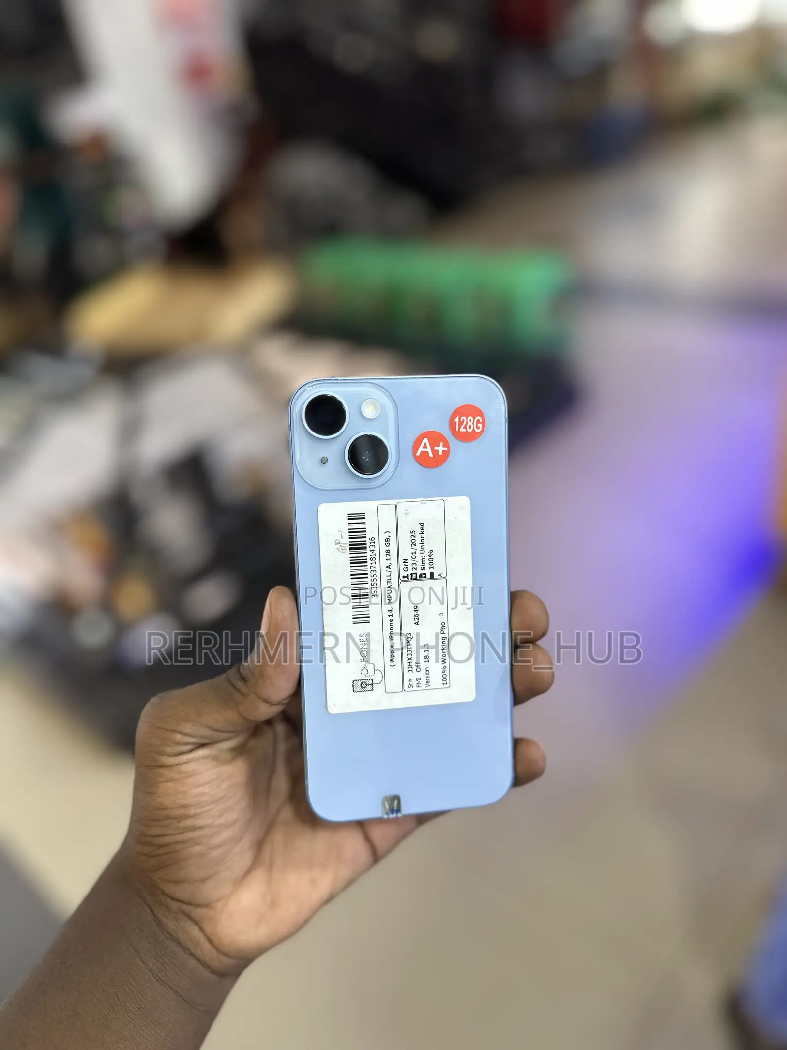 New Apple iPhone 14 128 GB Blue