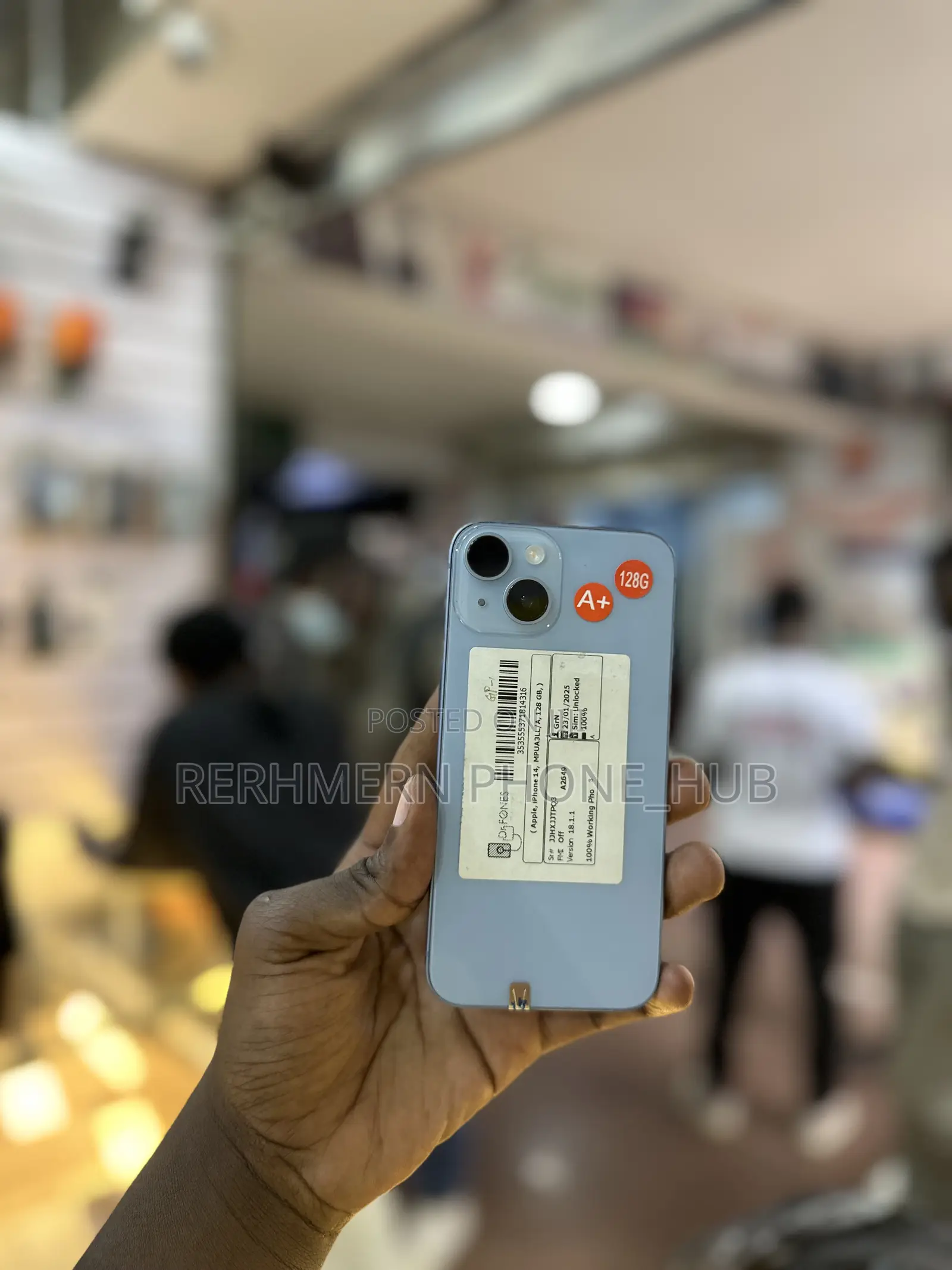 New Apple iPhone 14 128 GB Blue