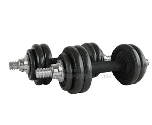 20 Kg Dumbbells Set Black