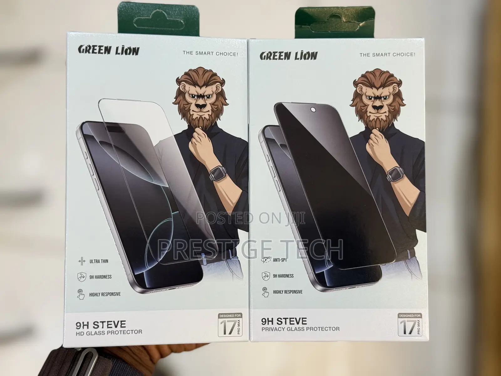 Green Lion Hd Screen Guards For iPhone 17 Pro & 17 Pro Max & 17 Air
