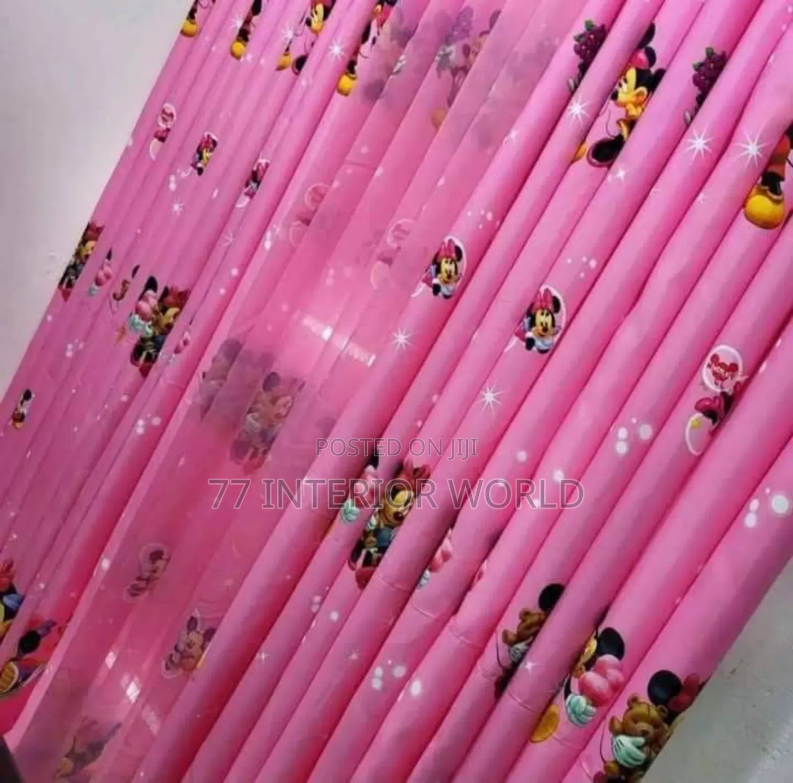 Baby Animated Curtains for Kids Bed Room