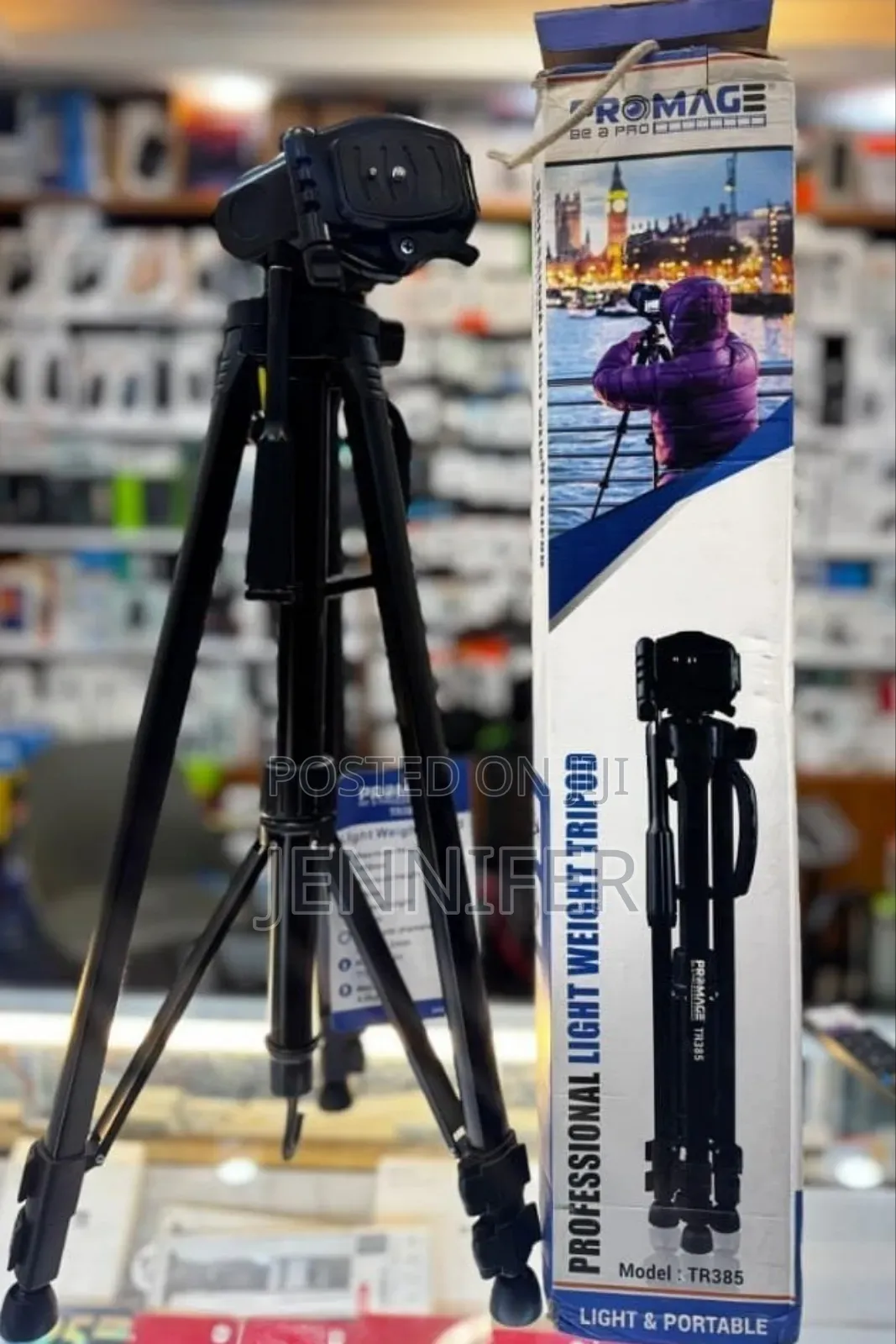 Promage Tr385 Light and Portable Video Tripod